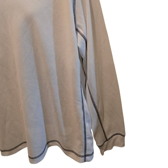 Roundtree and Yorke Performance White Workplay Thermal Shirt Size XL - Picture 4 of 8